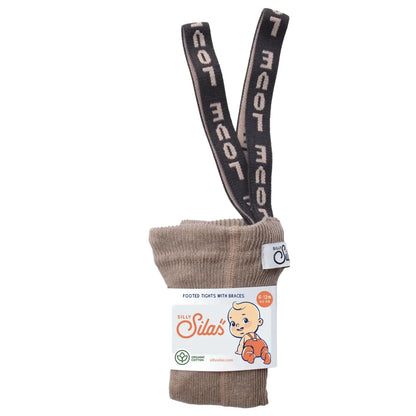 Collants à pieds et bretelles | Peanut Blend Patterned