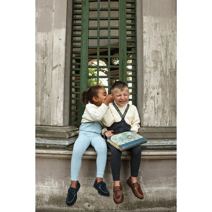 Collants sans pieds à bretelles | Dark Grey Patterned