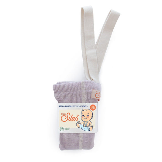 Strumpfhosen mit Träger (ohne Füsse) | Creamy Lavender -