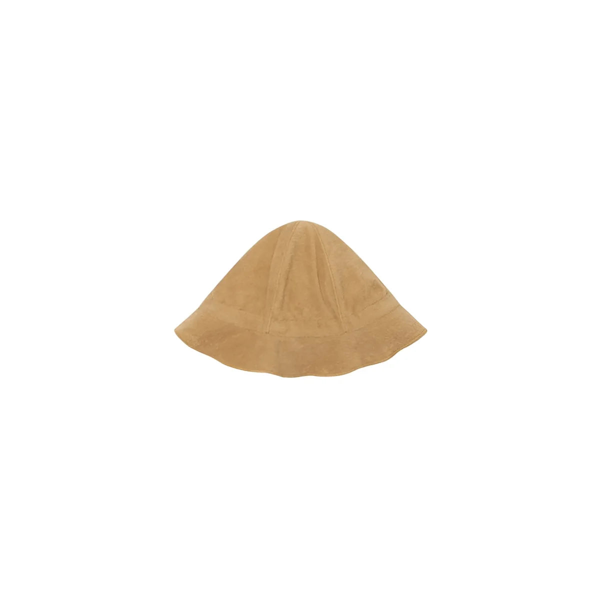 Tan Corduroy Bucket Hat Sun Hat Wheat Terry, geflatterte Krempe