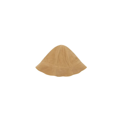 Tan Corduroy Bucket Hat Sun Hat Wheat Terry, geflatterte Krempe