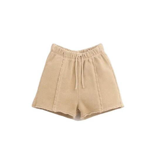 Beige Sweat Shorts mit elastischem Bund von Skin in lässigem Design