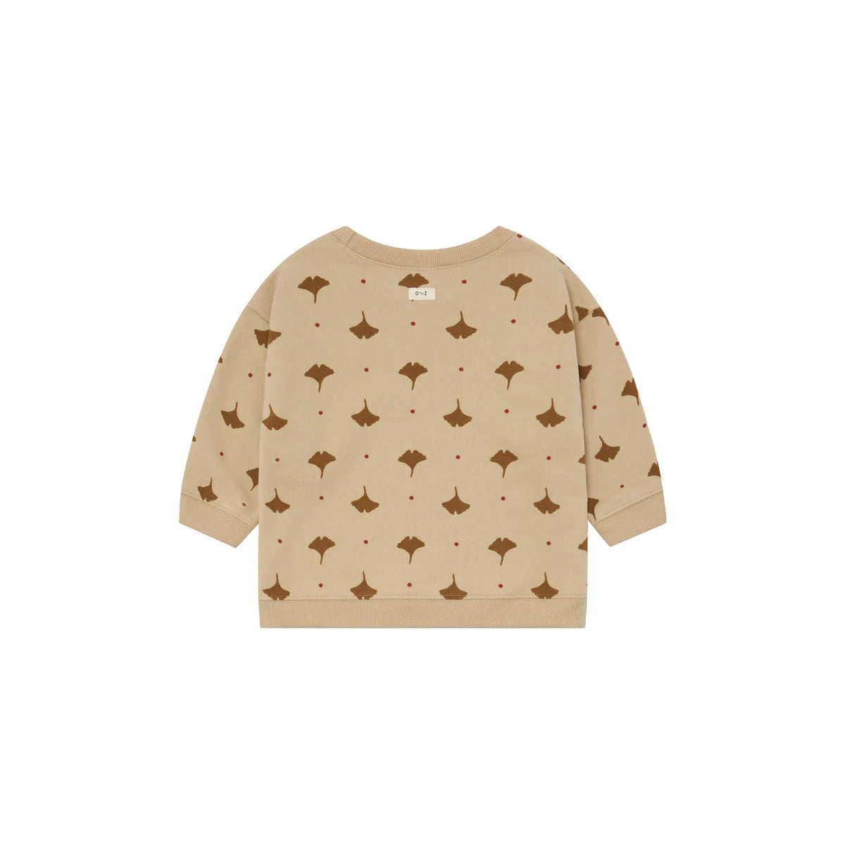Organic Zoo Sweatshirt Ginkgo Detail