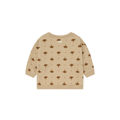 Organic Zoo Sweatshirt Ginkgo Detail