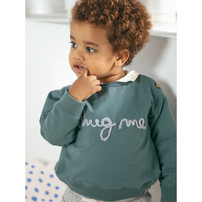 snug Sweatshirt hug me | petrol - Pullover