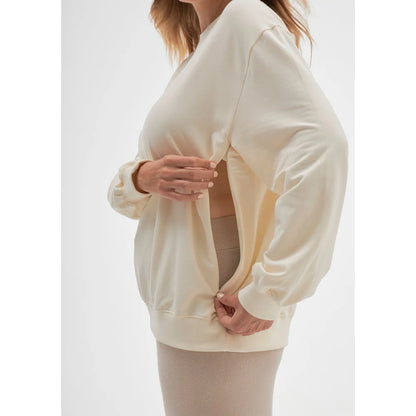 Beige Schwangerschaftssweatshirt Sweatshirt La crème de la crème