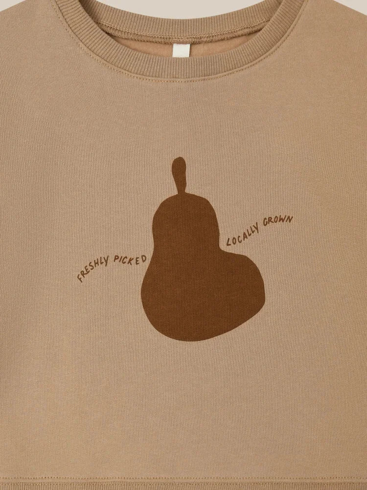 organic zoo Sweatshirt | Pear Slogan - Pullover