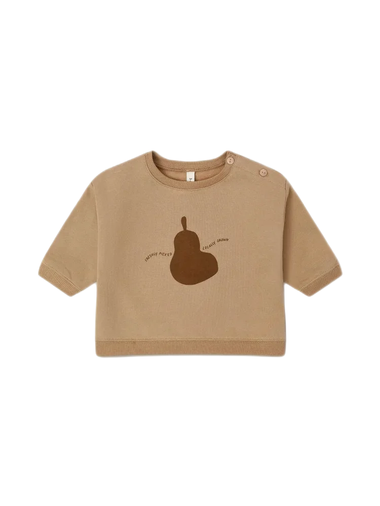 organic zoo Sweatshirt | Pear Slogan - Pullover