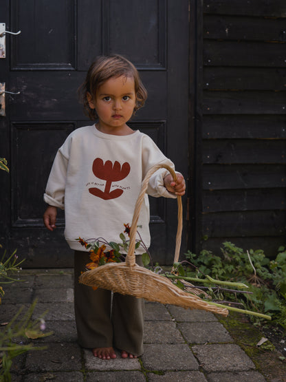 organic zoo Sweatshirt | Plant Slogan - Pullover