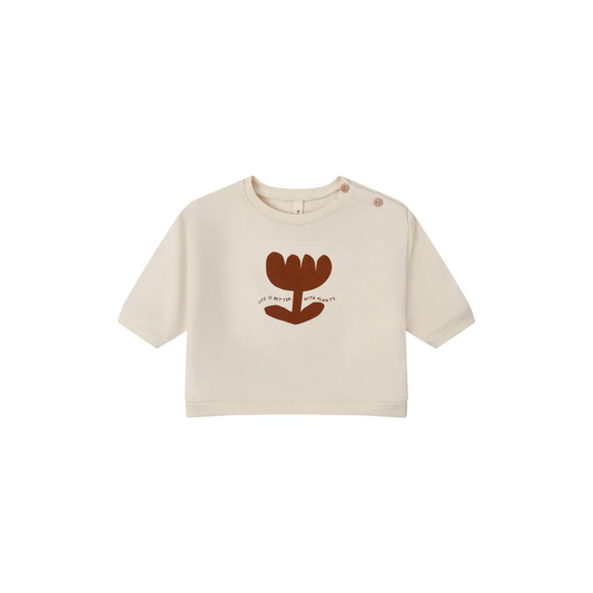 organic zoo Sweatshirt | Plant Slogan - Pullover