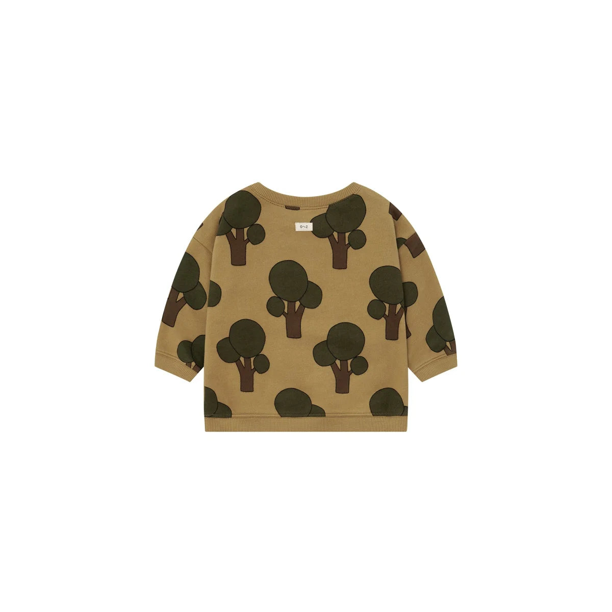 Organic Zoo Sweatshirt Tree Detail