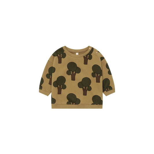 Organic Zoo Sweatshirt Tree Print