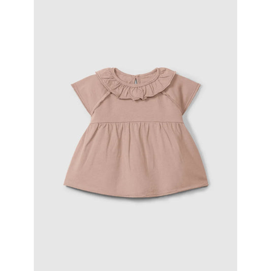 Nachhaltiges altes pink Rüschenkragen T-Shirt für Babys Schweiz