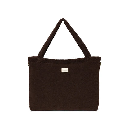Studio Noos Teddy Mom Diaper Bag in Chocolate, schokobraune Wickeltasche