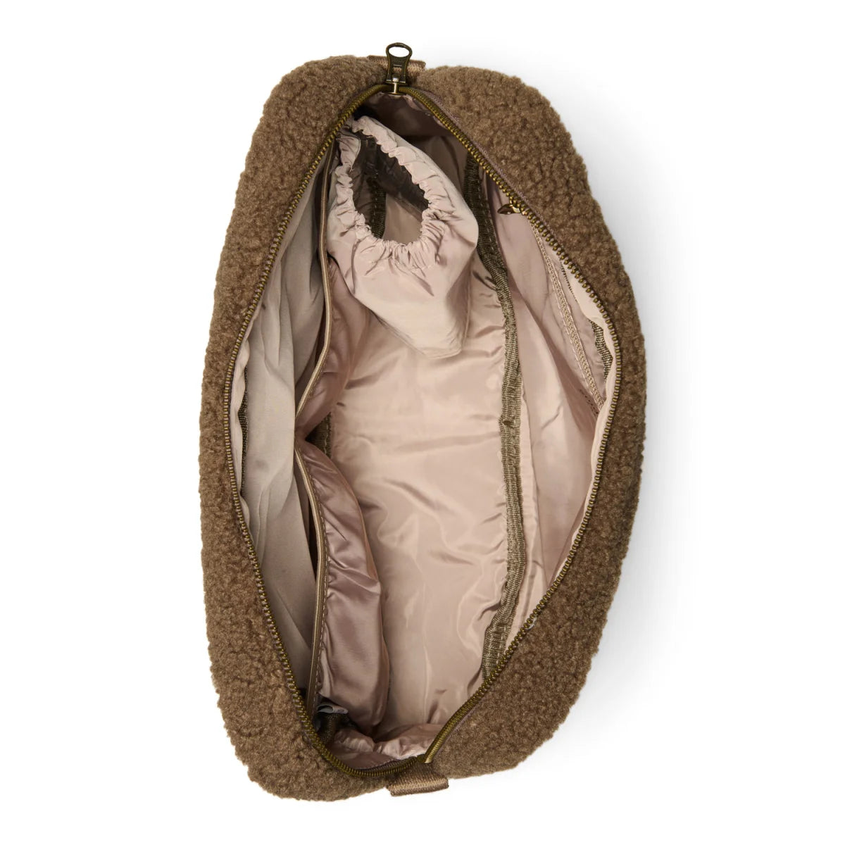 Teddy Stroller Organizer Brown mit wasserabweisendem Innenfutter