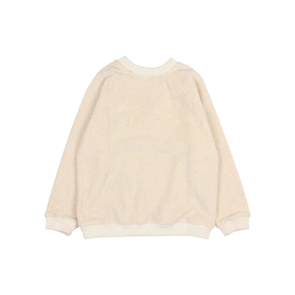 Beige Fleece Sweatshirt aus der Terry Sweatshirt Ivory Kollektion