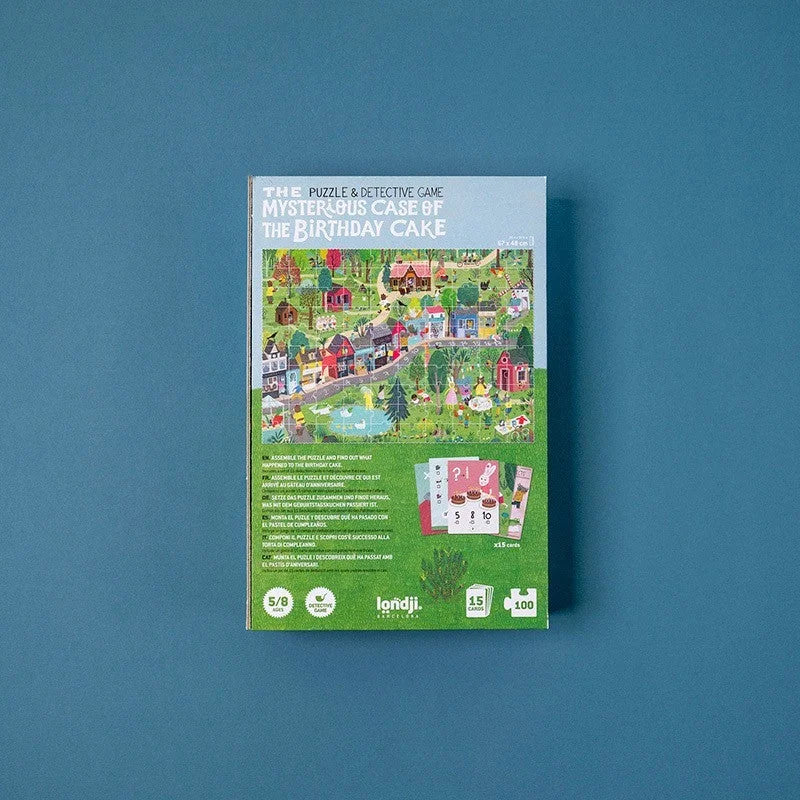 Das Rätsel-Detektivspiel Mysterious Case of the Birthday Cake von Londji