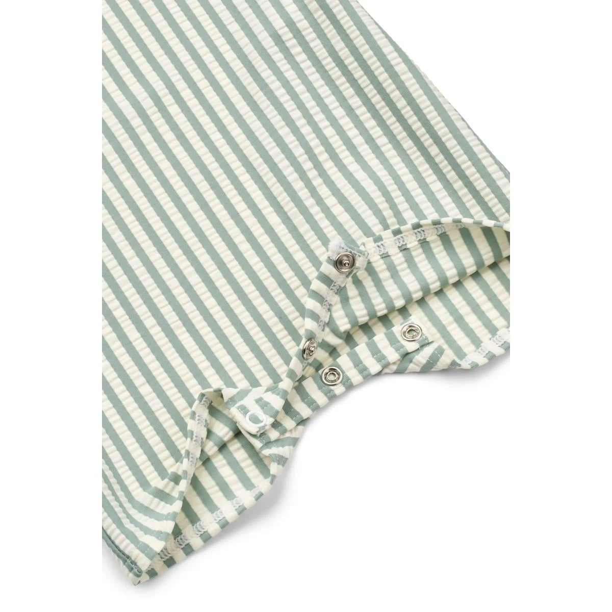 Thor Seersucker Baby Bade-Einteiler Peppermint Sandy in Minzgrün-Weiß