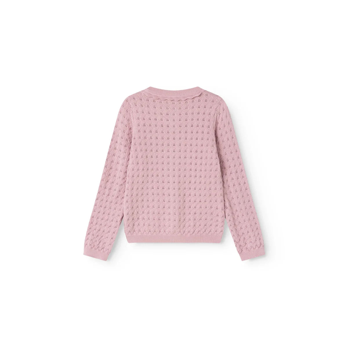 MarMar Copenhagen Tilda Strickjacke Lace Soft Berry Rückseite