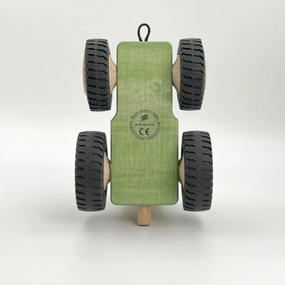 Grüner Holzspielzeug-Traktor für Kinder, Produkt Traktor BERND
