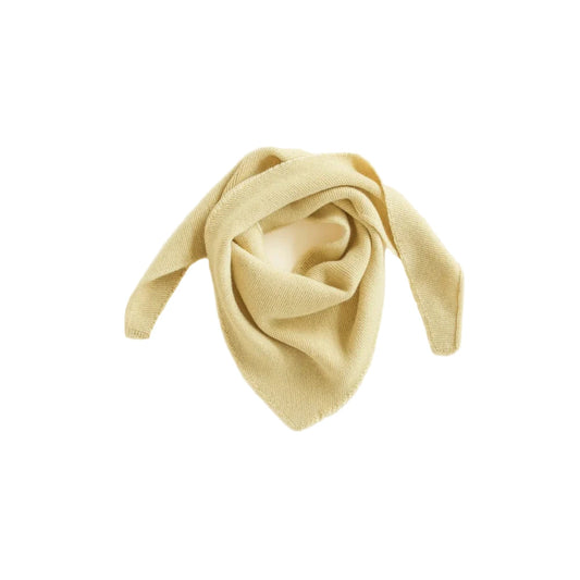 Leichter beigefarbener Dreiecksschal aus Kaschmir oder Wolle von Triangle Schal Josephina