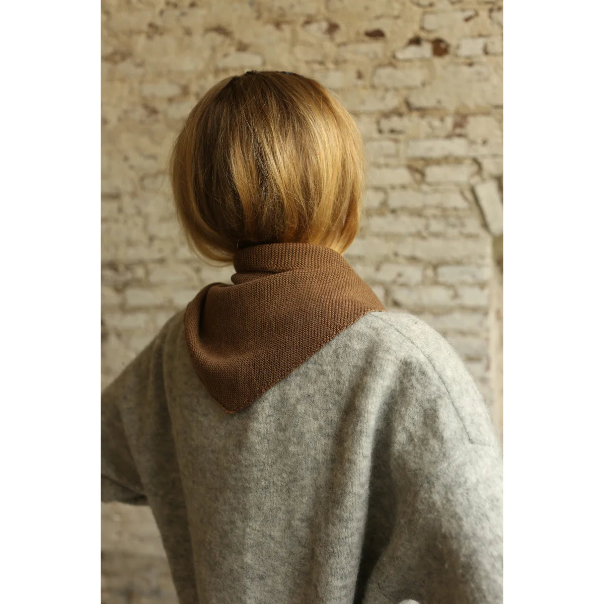 Foulard triangle Josephina | Mocha