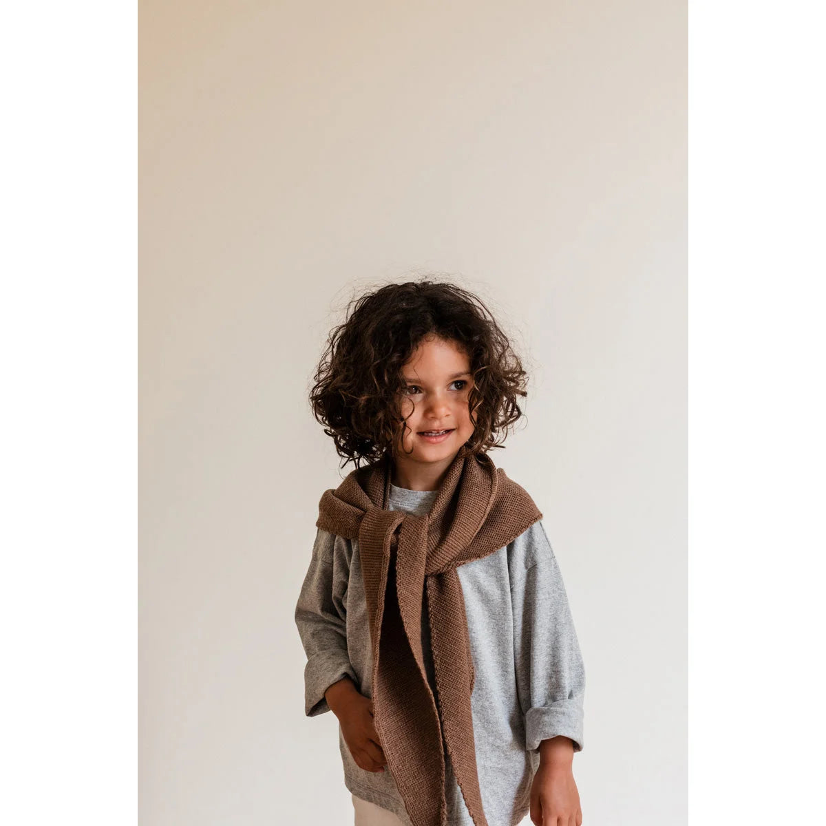 Foulard triangle Josephina | Mocha