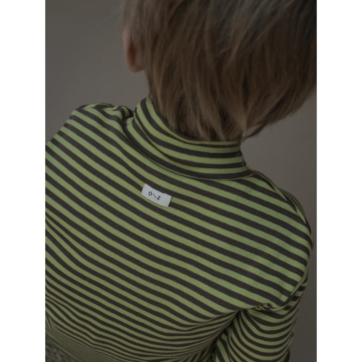 Turtle Neck Top | Chicory Stripes
