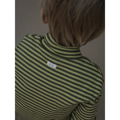 Turtle Neck Top | Chicory Stripes