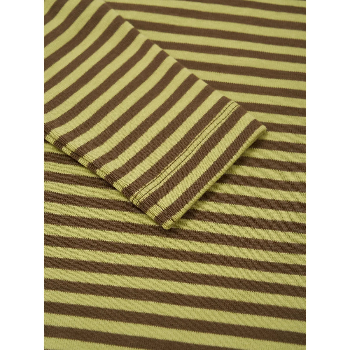 Organic Zoo Turtle Neck Top Chicory Stripes