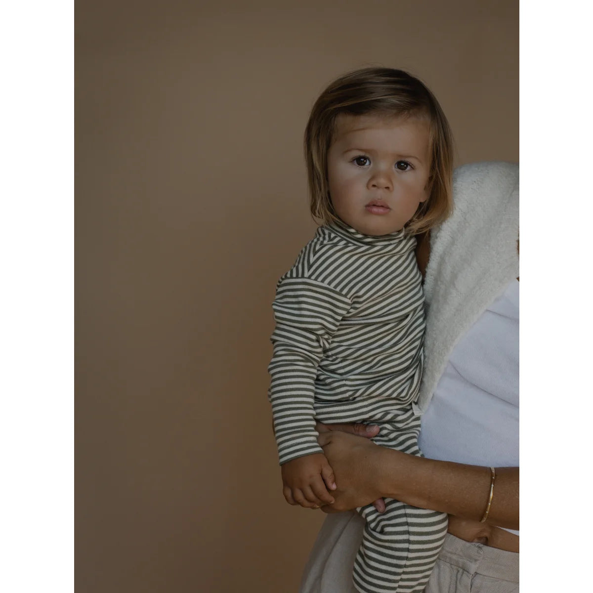 Turtle Neck Top | Fern Stripes