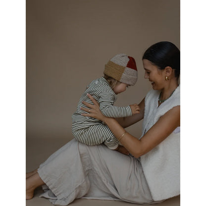 Turtle Neck Top | Fern Stripes