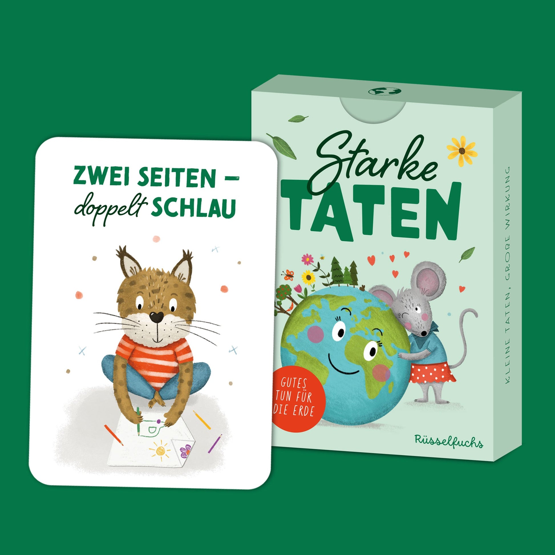 Rüsselfuchs Starke Taten Umweltkarten für Kinder