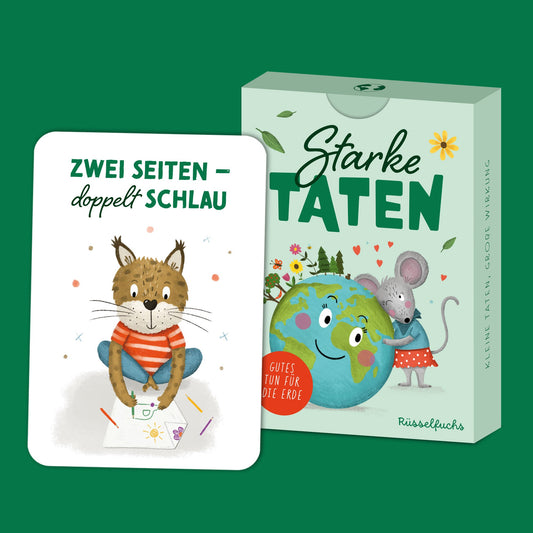 Rüsselfuchs Starke Taten Umweltkarten für Kinder