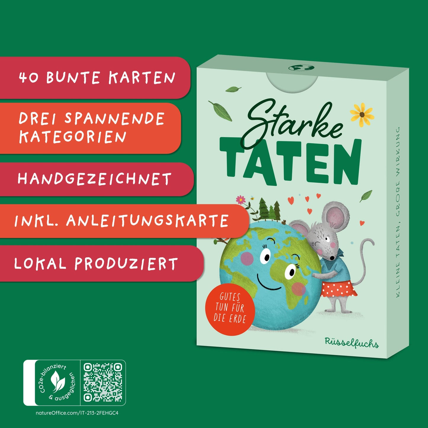 Umweltkarten mit Bastelideen für Kinder