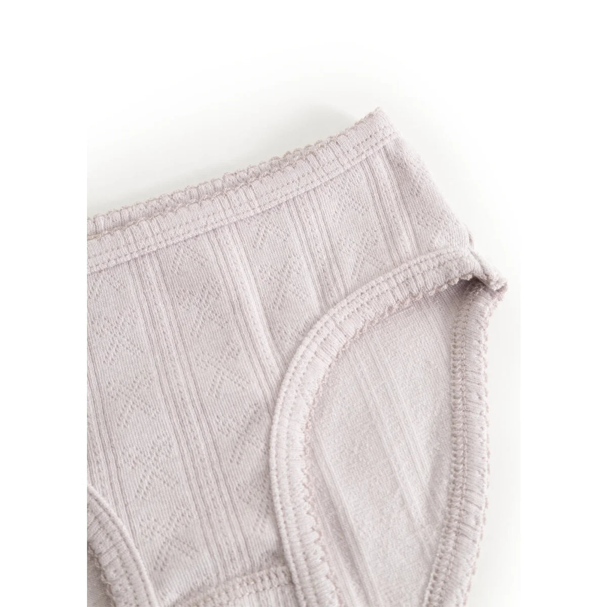 MarMar Copenhagen Unterwäsche-Set Modal Pointelle Violet Dust Slip Detail