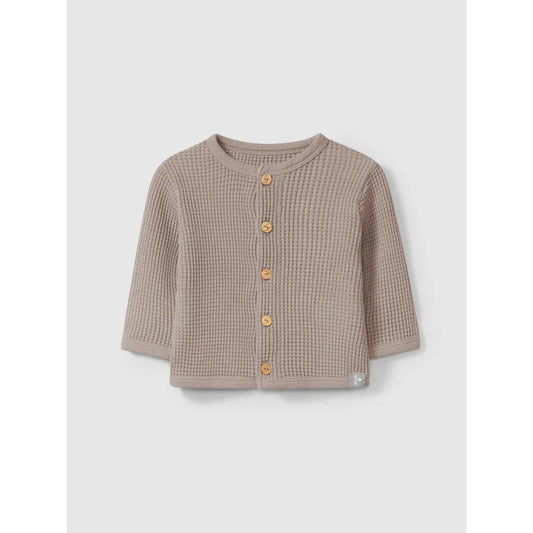 snug Waffel Cardigen | mauve - Cardigan