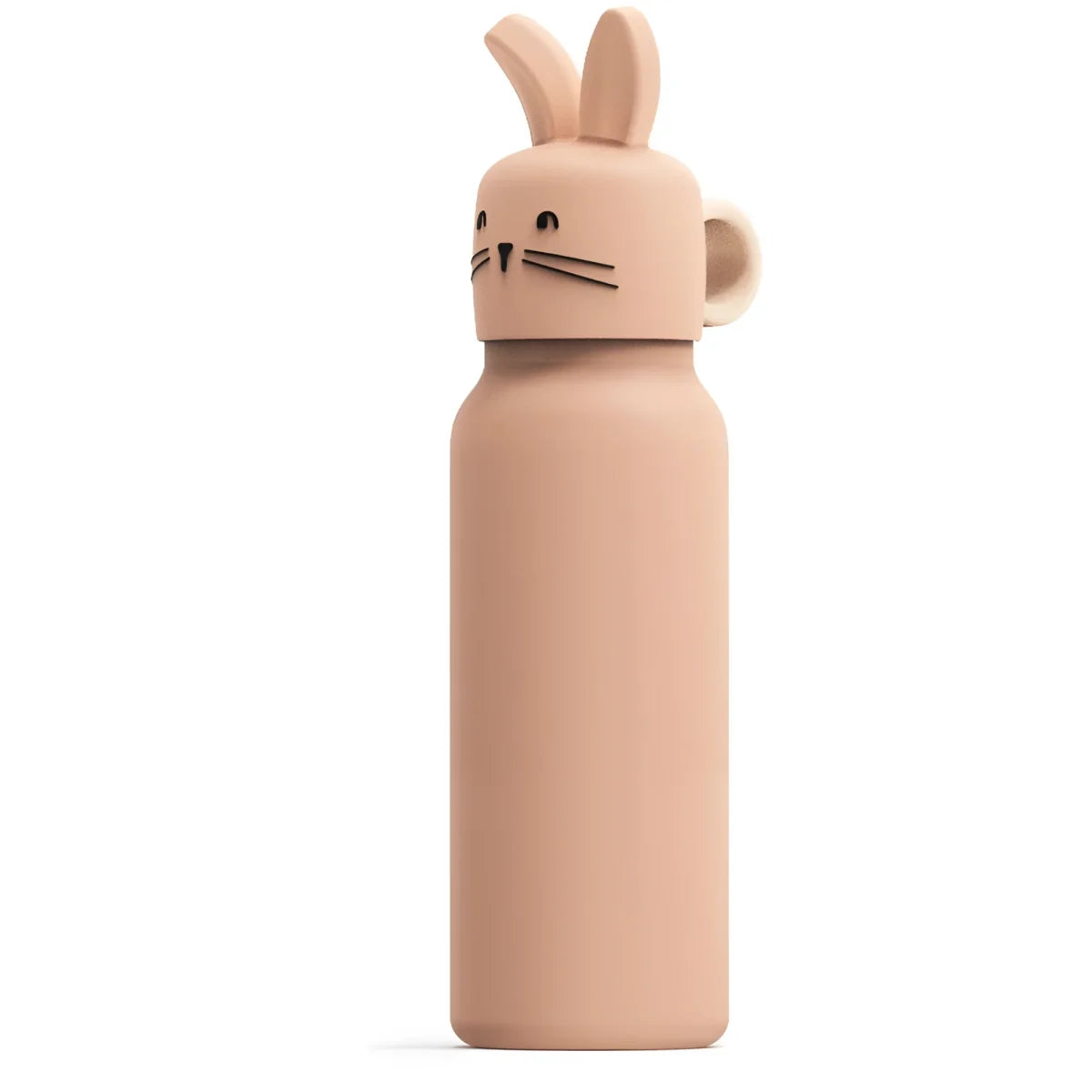 Matte pink Falk Wasserflasche 350 ml mit Hasenohren in Pastell-Toskana
