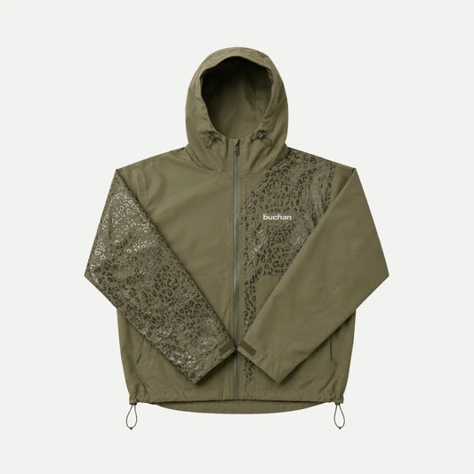 Buchan Water Reactive Cheetah Rain Jacket Grün – Produktbild