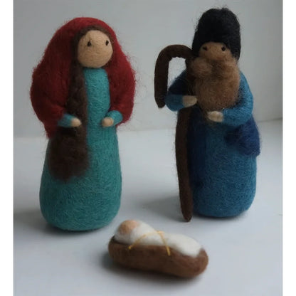 Gamcha Weihnachtskrippe Figurenset Bild 3