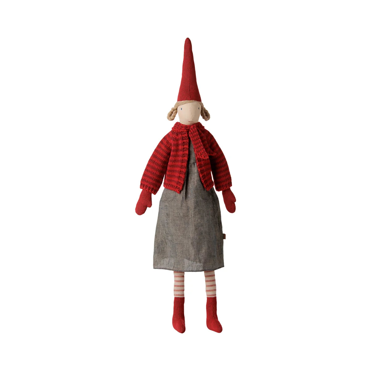 Maileg Wichtel Grösse 4 Mädchen Gestreifte Strickjacke