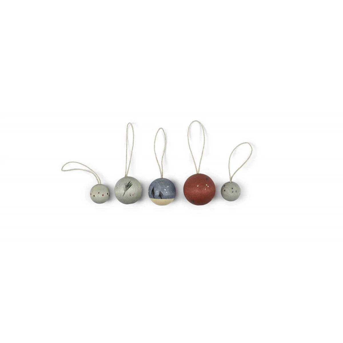 Grapat Wish Balls gesprenkelte Holzkugeln