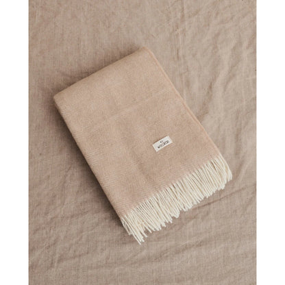 WOLLBEBI Wolldecke Sissi in Beige