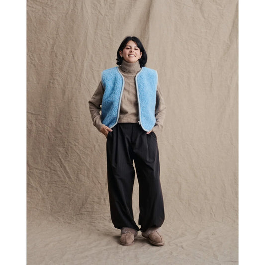Wollweste Romi Damen | Himmelblau