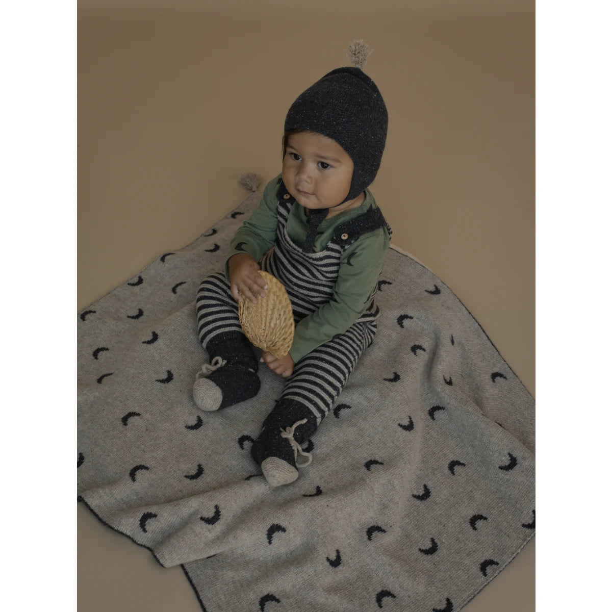 Wool Blanket | Charcoal Midnight