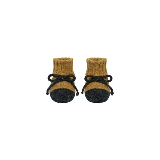 Organic Zoo Wool Booties Cocoon Detail