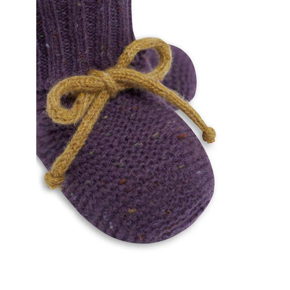 Organic Zoo Wool Booties Fig