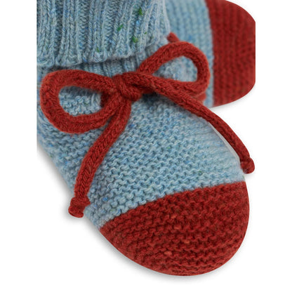 Organic Zoo Wool Booties Winter Sky