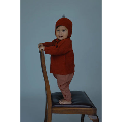 Wool Cardigan | Paprika