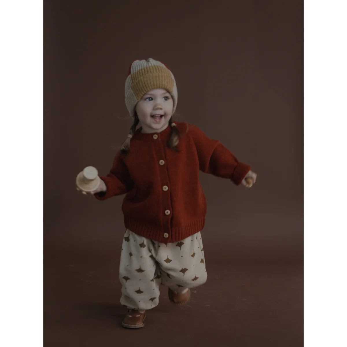 Wool Cardigan | Paprika